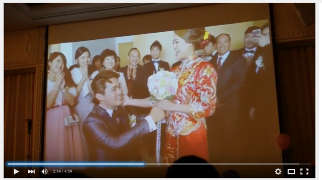 Wedding party video in hongkong 011