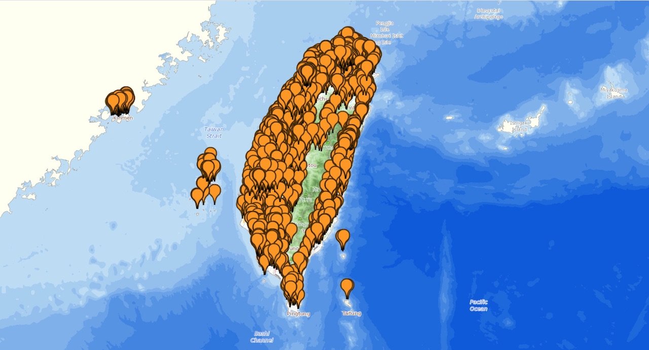 ITaiwan taiwan map